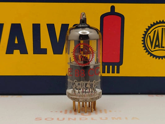 1x Valvo E88CC 6922 Red Label O-Getter - Heerlen 1966 - Tests NOS+