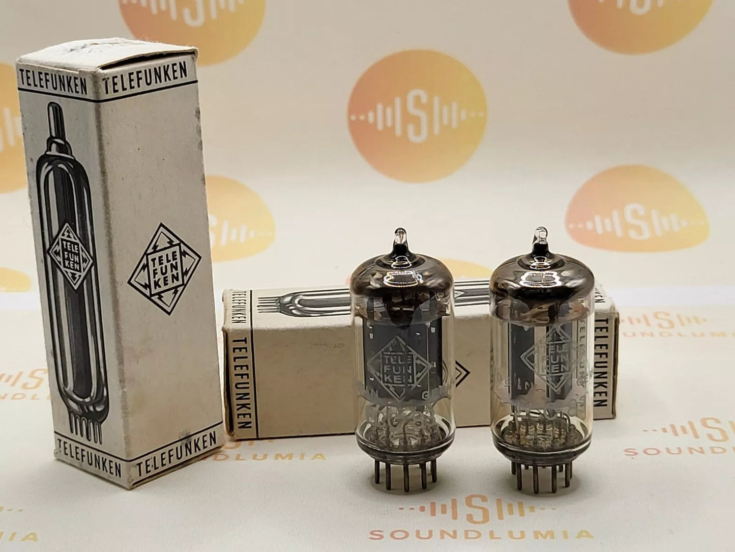 Telefunken ECC83 12AX7 Smooth Plates Berlin