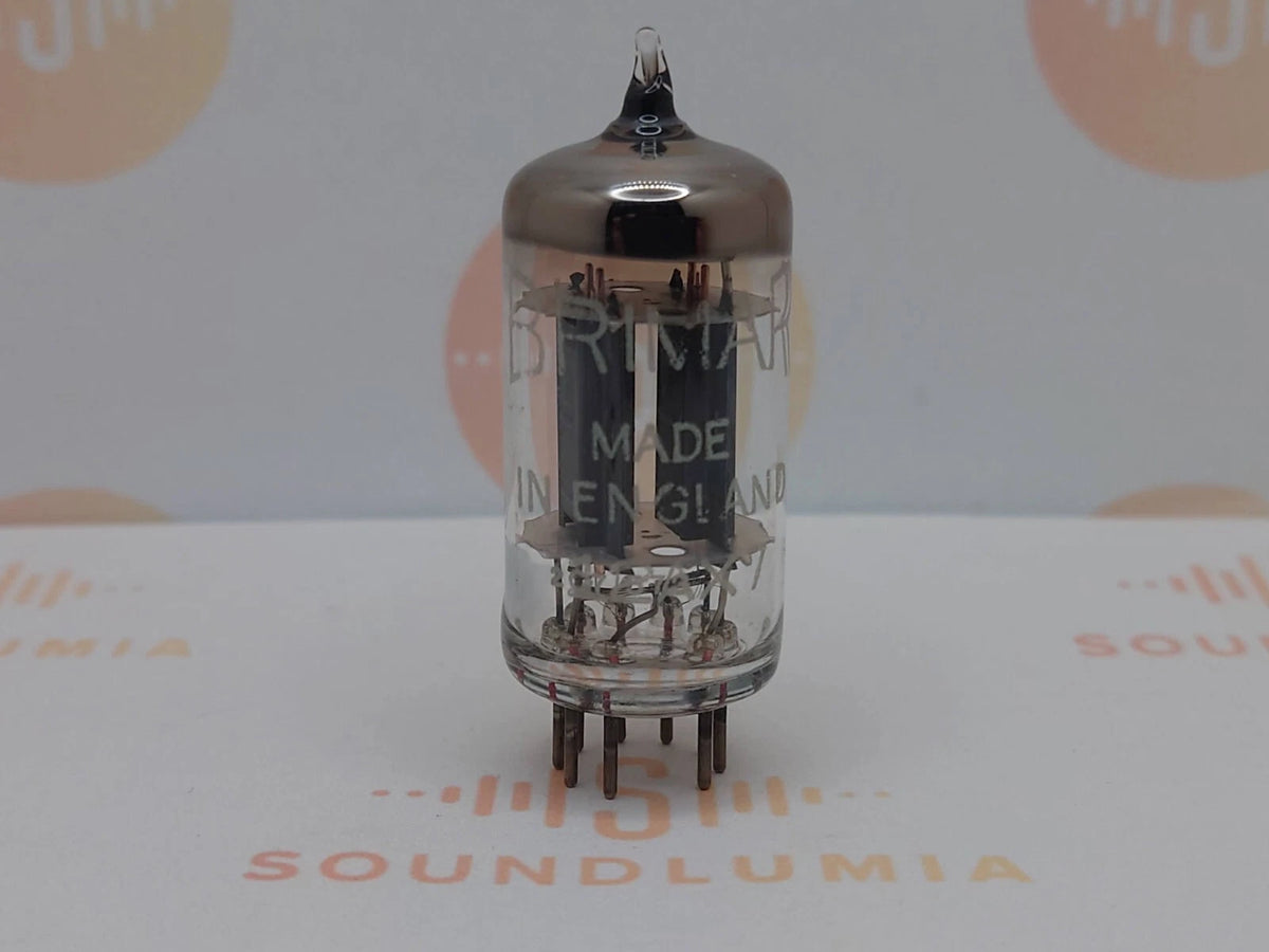 Brimar ECC83 12AX7 vacuum tube with O-Getter and Long Plates, image 1