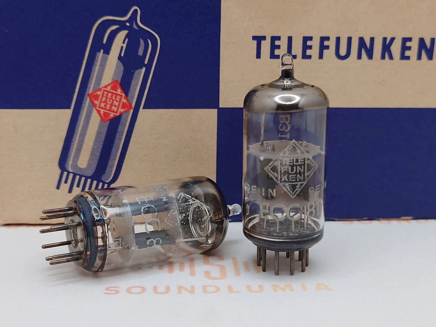 Telefunken ECC81 12AT7 O-getter ◇ Bottom – Berlin