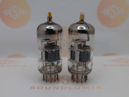 2x Amperex ECC88 6DJ6 O-Getter - HP Select - Heerlen 1965 - NOS