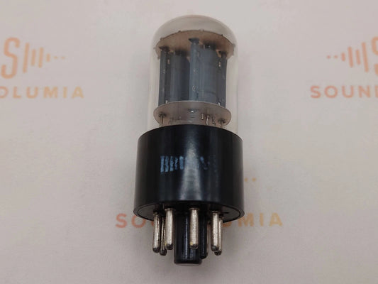 1x Brimar 6SN7 Piastre nere Getter rettangolare inferiore - Quasi NOS