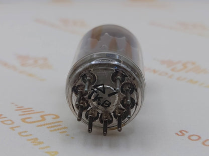 1x Philips ECC81 12AT7 D-getter Kupferstäbe - Kopenhagen 1953 TkB - Nahe NOS