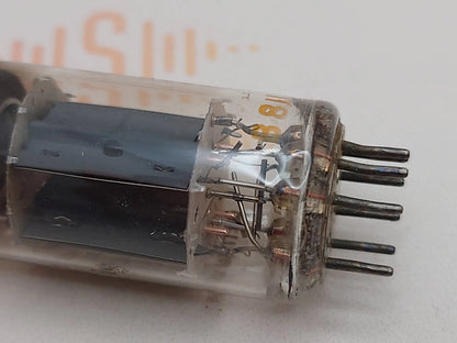 1x Mullard B339 CV492 (ECC83+) O-Getter Goldstift-Kurzplatten - Blackburn '59 