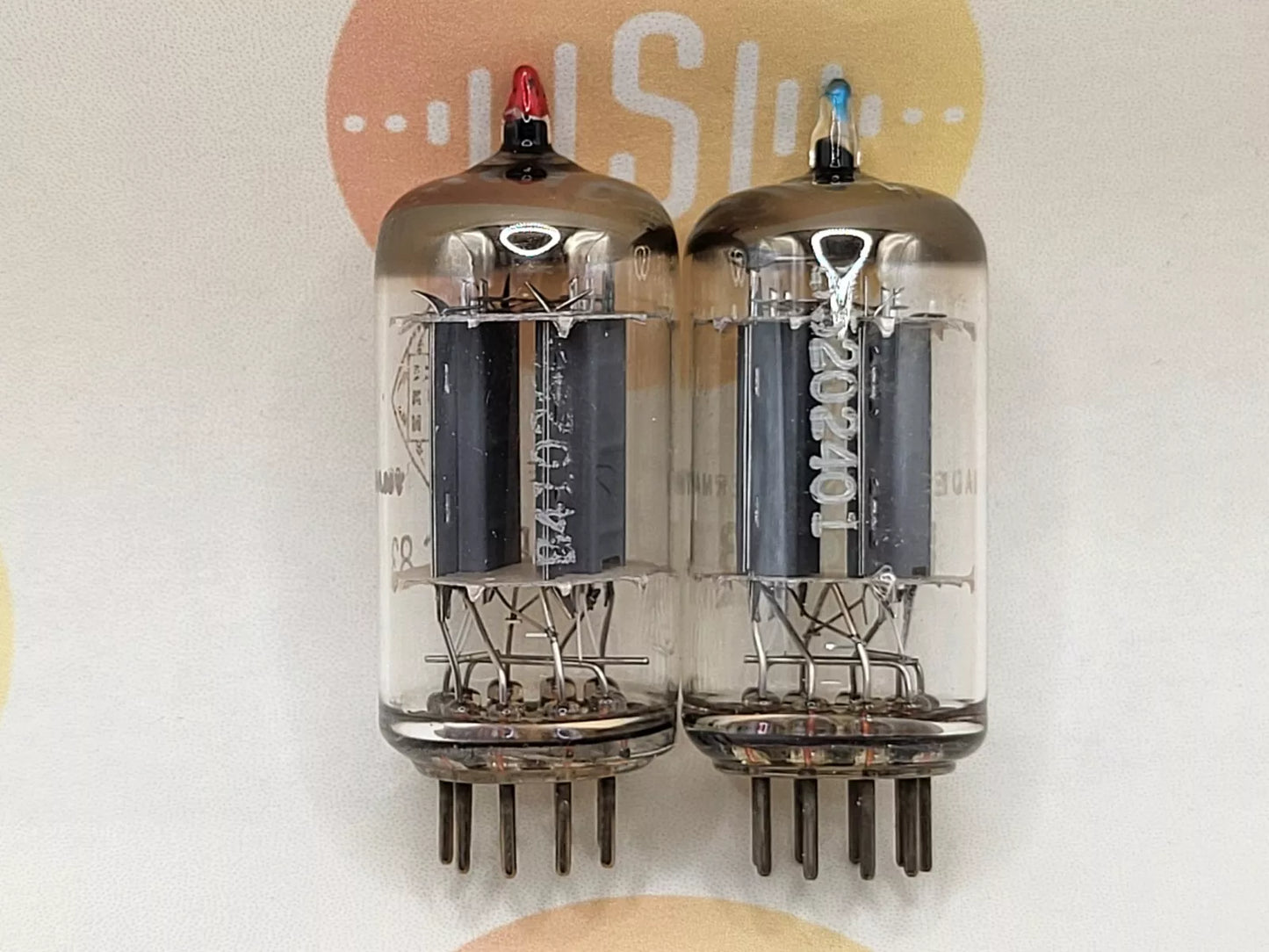 Telefunken ECC83 12AX7 Plaques nervurées Berlin  