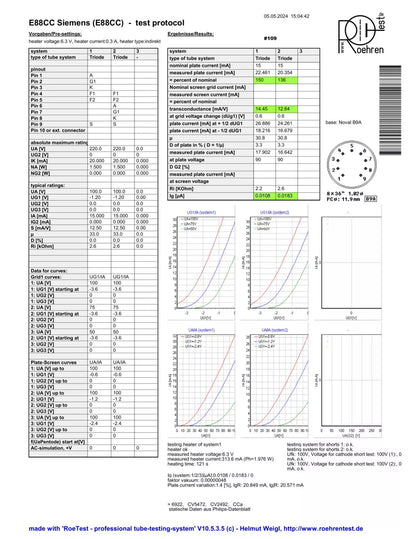 Siemens E88CC 6922 Gray Shields