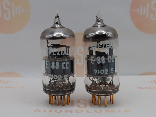 Lorenz E88CC 6922 Tubo Spezial O-getter Coppia abbinata - Stesso codice - NOS