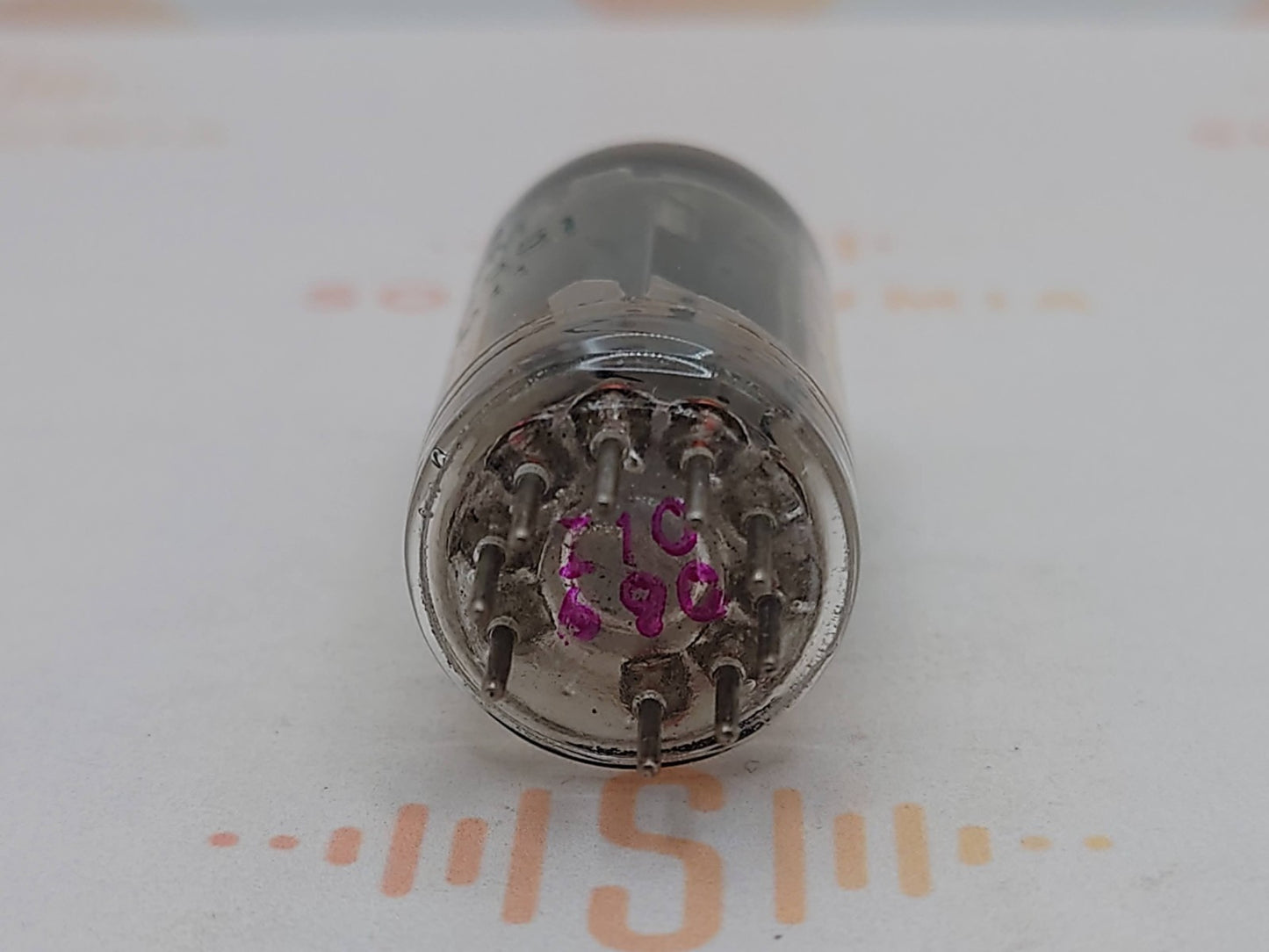 1x Philips 6211 = ECC801S - Grünes Valvo Etikett - Eindhoven '59 - Stark