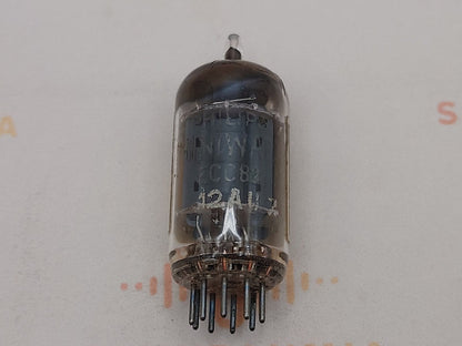 飞利浦 12AU7 ECC82 长板方形吸气剂，原装盒 - 荷兰 1952 K6A 