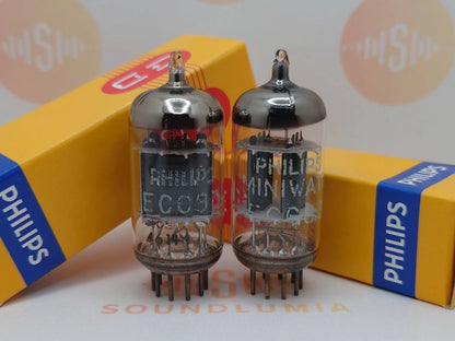 Philips ECC83 12AX7 Short Plates O-getter - Heerlen
