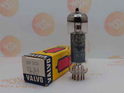 1个飞利浦EL84 6BQ5 O型吸气管，原装盒 - Valvo标签 - 维也纳，1967年 - 全新库存+
