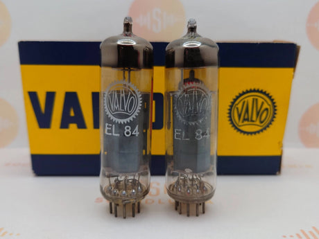 Valvo EL84 6BQ5 vacuum tube with O-Getter and Matched Pair, image 16