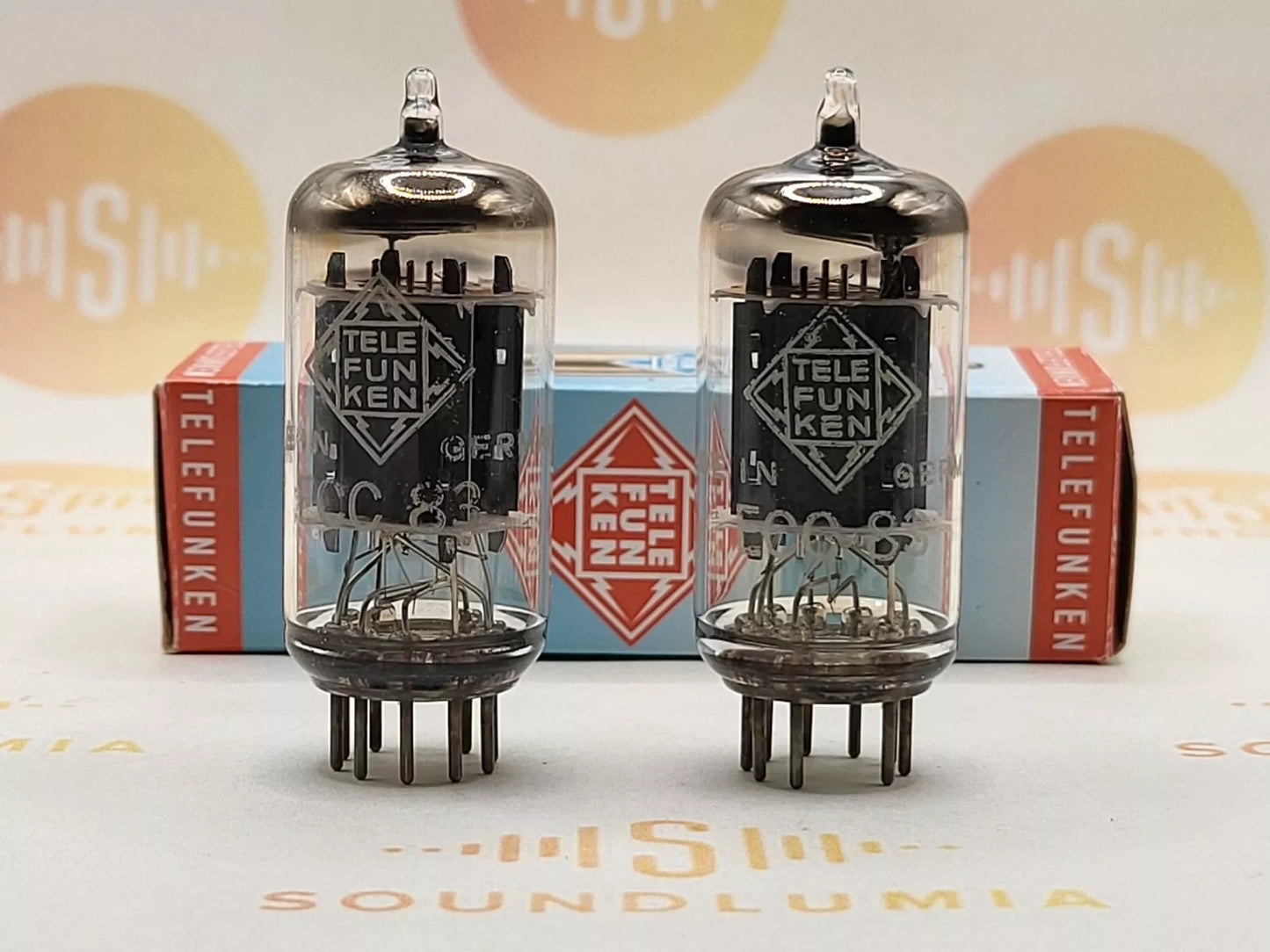 Telefunken ECC83 12AX7 Smooth Plates Berlin