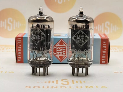 Telefunken ECC83 12AX7 Smooth Plates Berlin