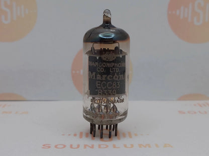 1x Mullard B339 CV492 (ECC83+) O-Getter Goldstift-Kurzplatten - Blackburn '59 