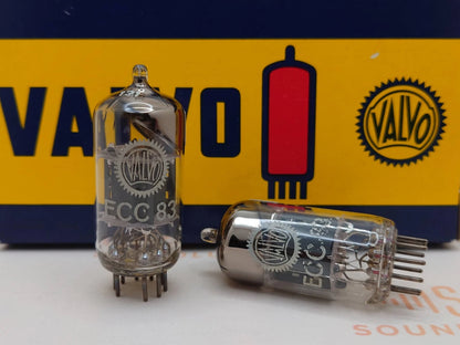 Valvo ECC83 12AX7 Short Plates Angled Getter