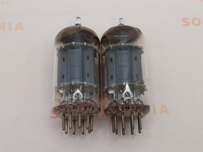 Philips ECC83 D-Folien Getter Lange Platten Passendes Paar - Heerlen '57 mC4 - Stark