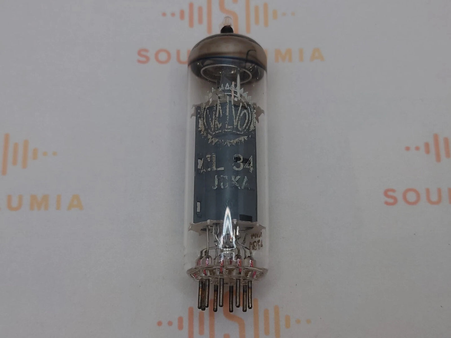 1个飞利浦EL84 6BQ5 O型吸气管，原装盒 - Valvo标签 - 维也纳，1967年 - 全新库存+