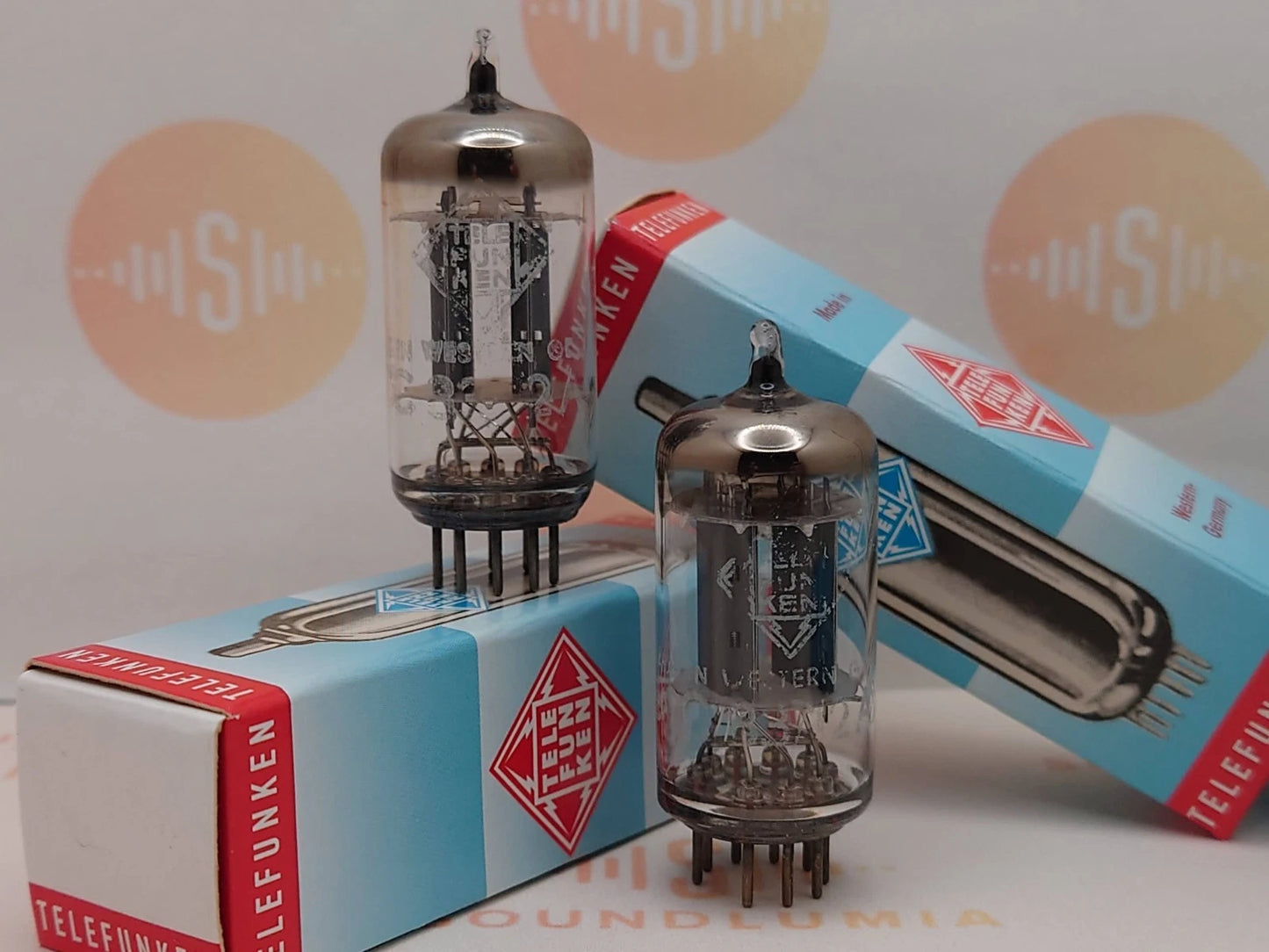 Telefunken ECC83 12AX7 Glatte Platten 