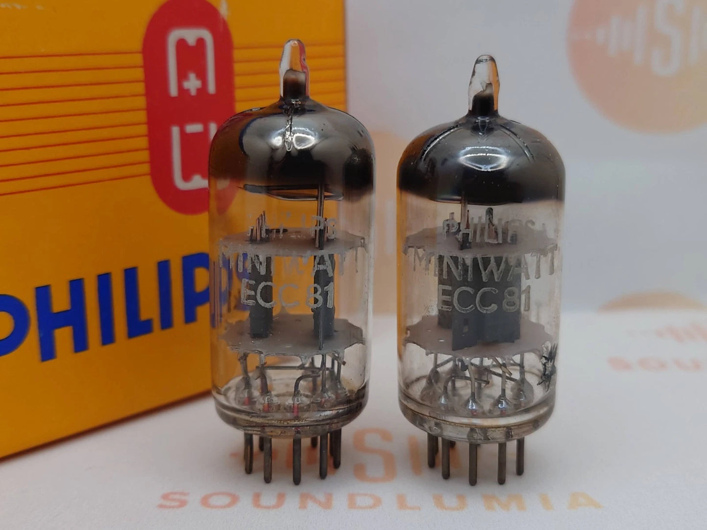 Philips ECC81 12AT7 Folien-D-Getter