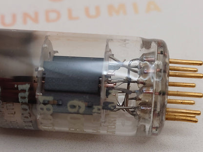 1x Mullard B309 Goldpins Quadratischer Getter - 1960 - Nahe NOS