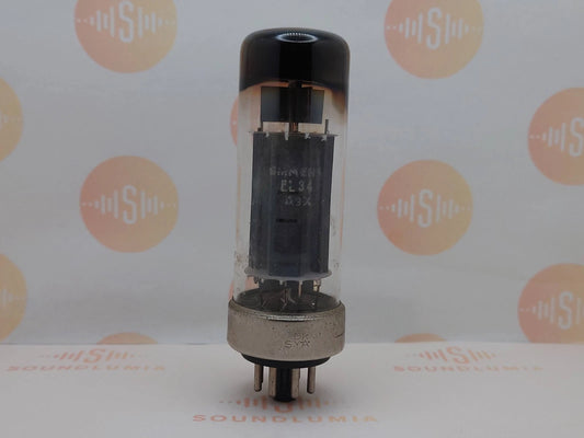 1x Valvo Hamburg EL34 金属底座 - 西门子标签 - 汉堡 1954 (DK SYA) - NOS+