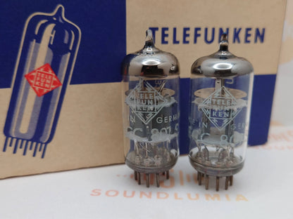 Telefunken ECC801S E81CC 6201 Triple-Mica ◇ Bottom - Germany