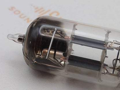 1x Philips ECC81 12AT7 D-getter Kupferstäbe - Kopenhagen 1953 TkB - Nahe NOS