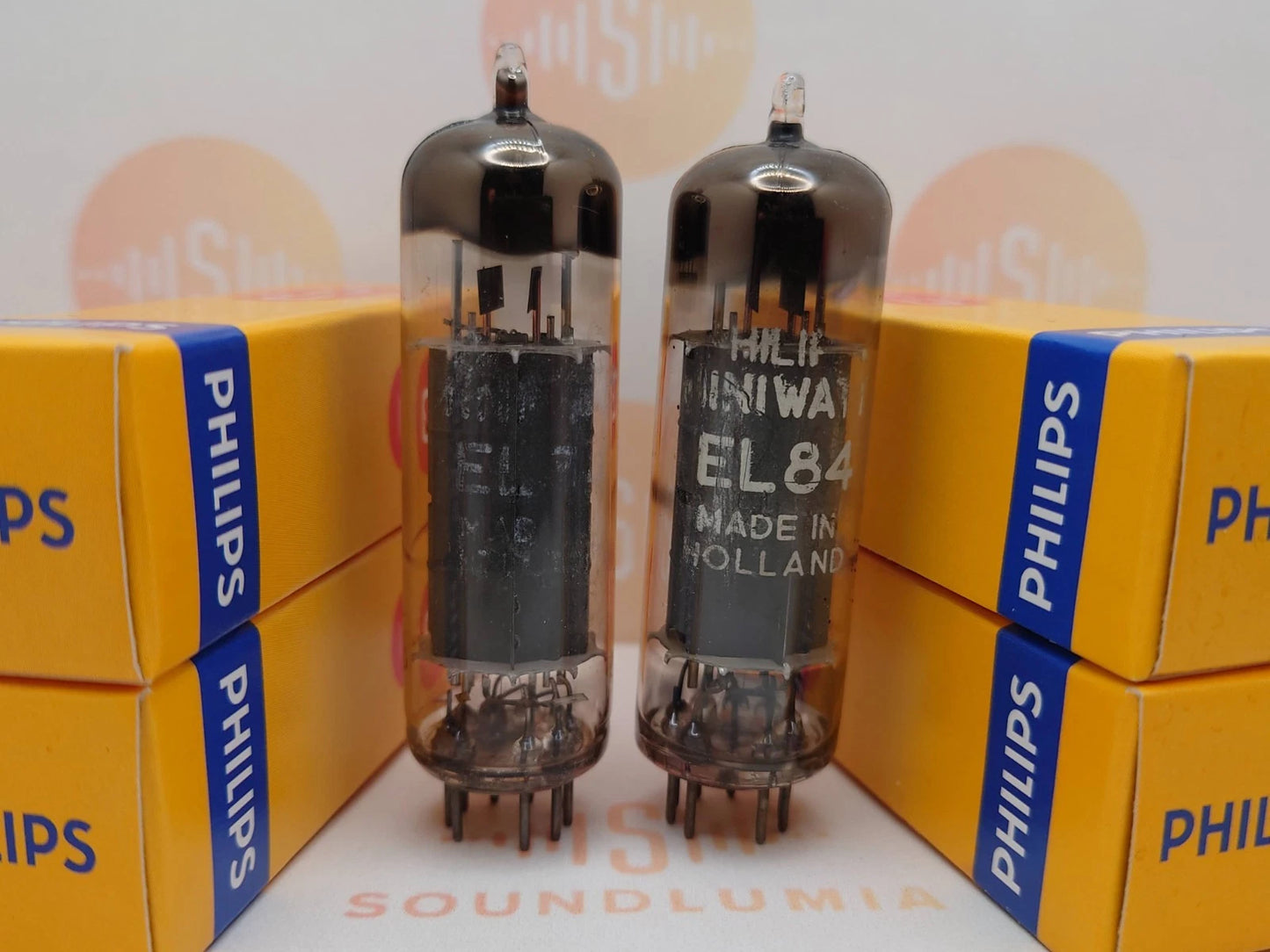 Amperex Holland/Philips EL84 D-Getter, Sittard