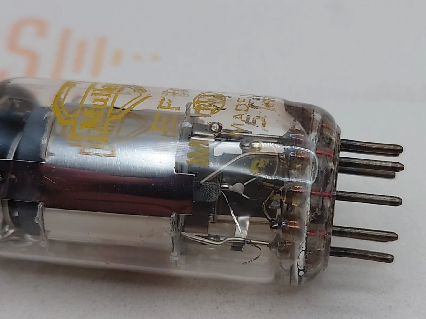 Mullard • EF86 • 6267 Silver Plates O-getter • NOS+