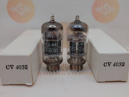 2x GE CV4032 5814WA Schwarze Platten - USA 1970er - Gleicher Code - Nahe NOS
