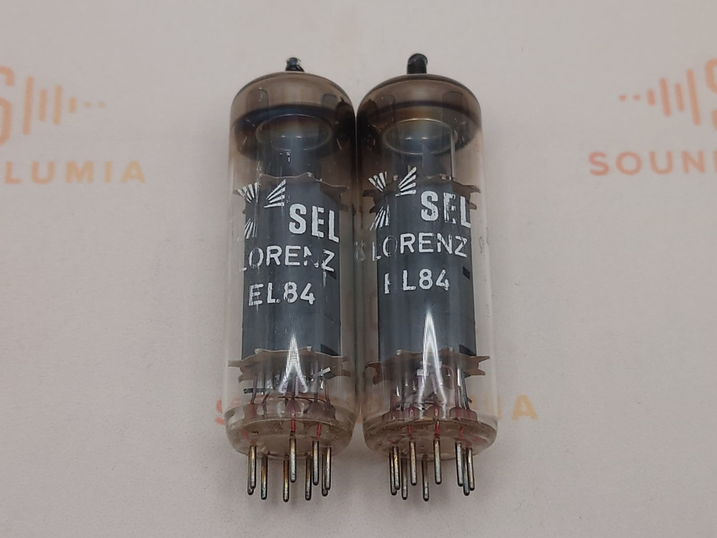 2x SEL Lorenz EL84 6BQ5 O-Getter - Nahezu NOS