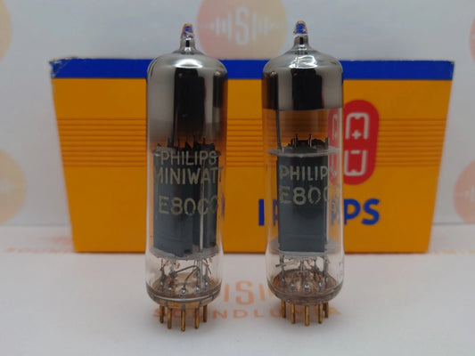 Philips SQ E80CC 6085 Matched Pair O-getter - Heerlen, NL 1965/1968 - Strong