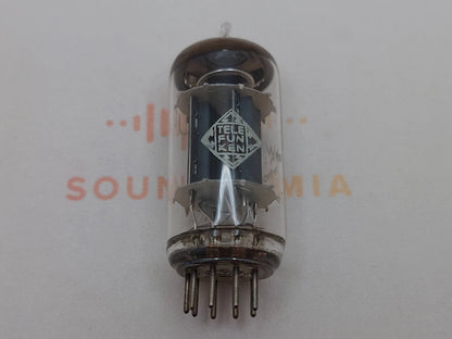 Telefunken ECC82 Rippenplatten Red Tip Matched Trio - ◇ Basis - Berlin '61 - NOS 
