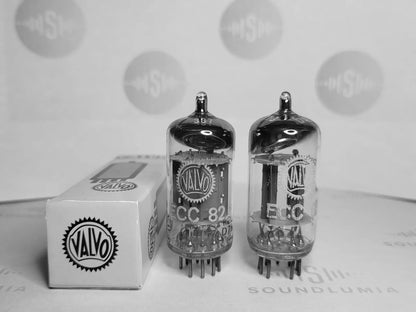 Valvo ECC82 12AU7 Long Plates 30° Hamburg
