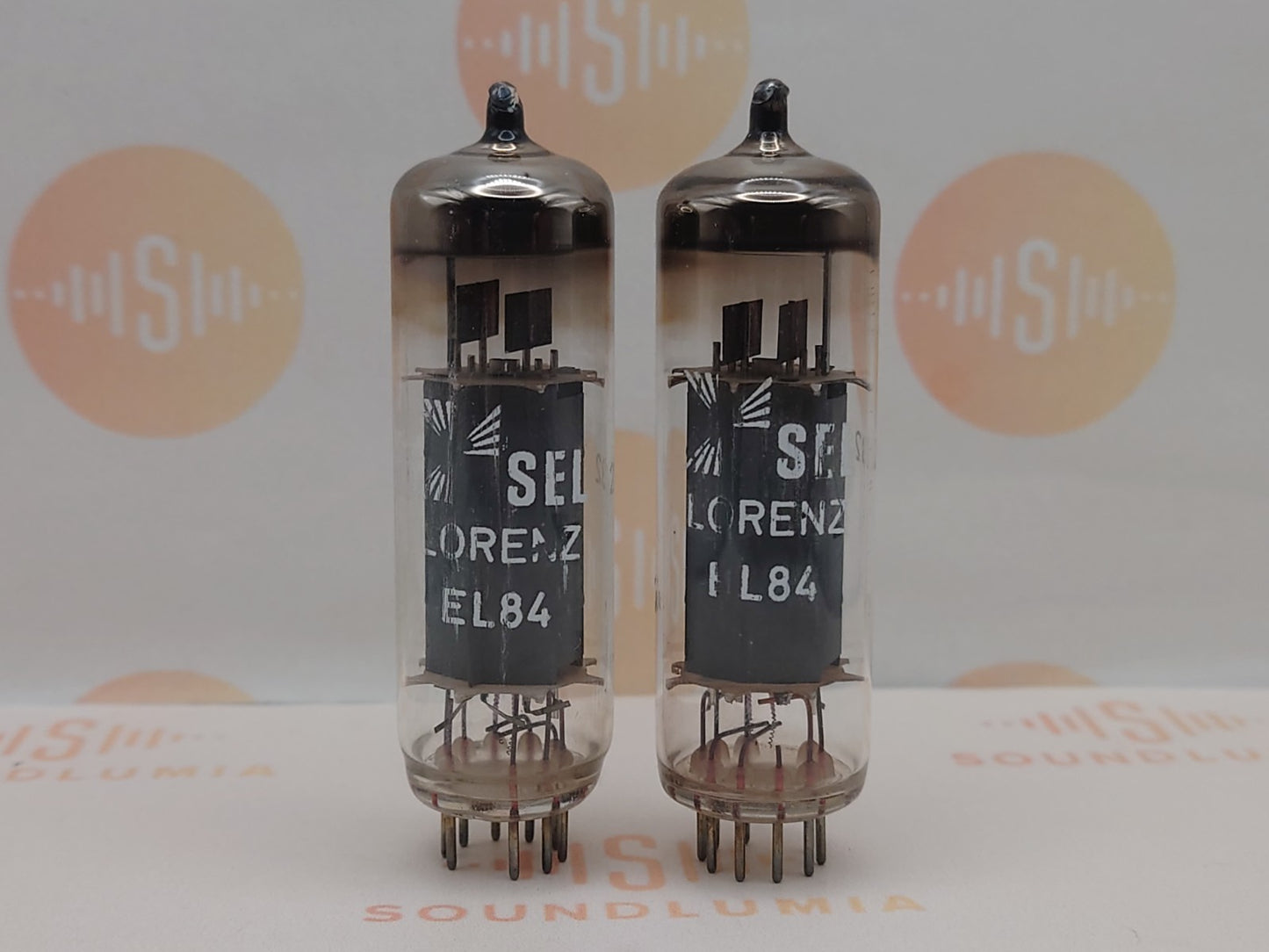 2x SEL Lorenz EL84 6BQ5 O-Getter - Nahezu NOS