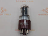 Amperex 6SN7GT Bottom D-Getter Black Plates - Brown Base