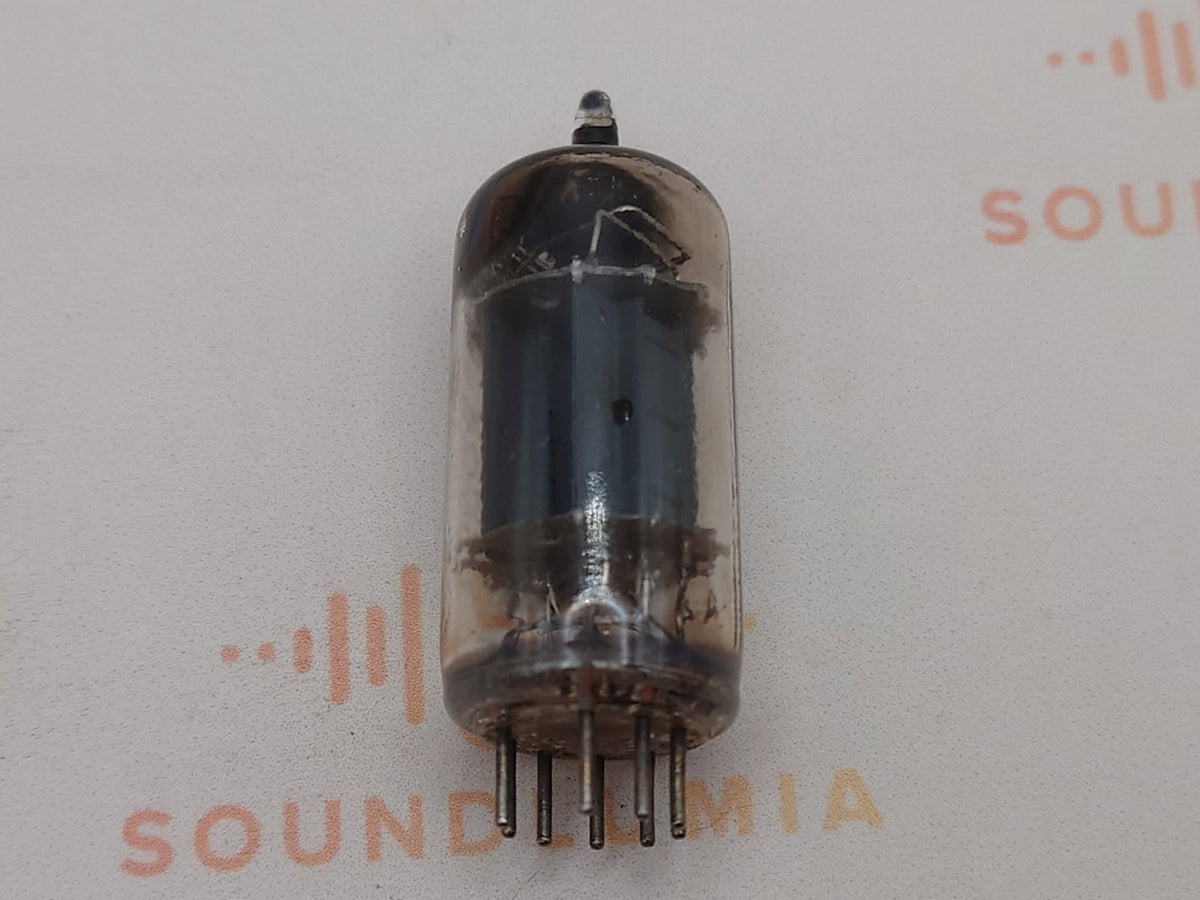 1个 Marconi B329 (ECC82+) 方形吸收剂 皱纹玻璃 - 英国