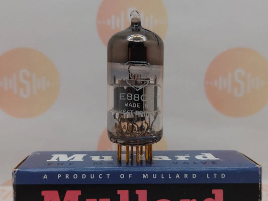 Mullard E88CC 6922 Dimple Disc Getter - Mitcham