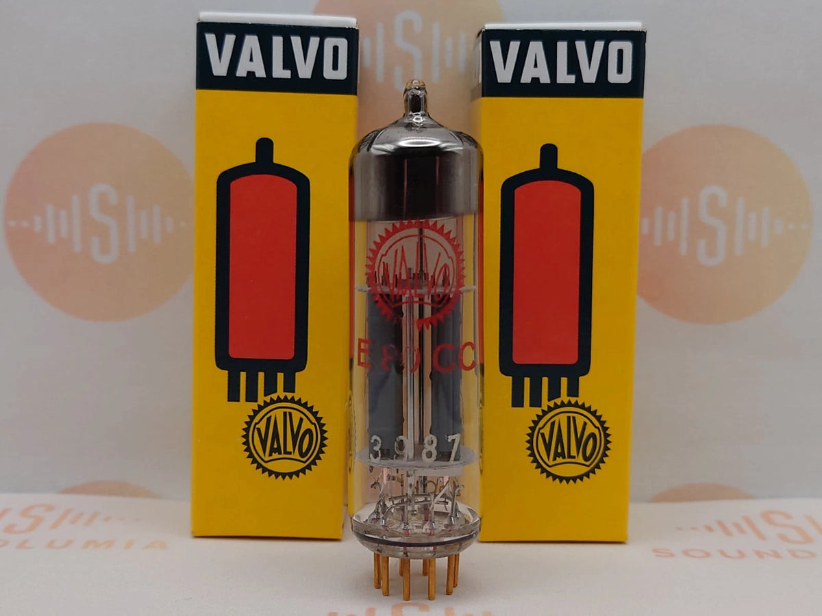 Valvo E80CC 6085 O-Getter Etichetta rossa