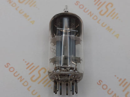 1x Philips ECC81 12AT7 D-getter Kupferstäbe - Kopenhagen 1953 TkB - Nahe NOS