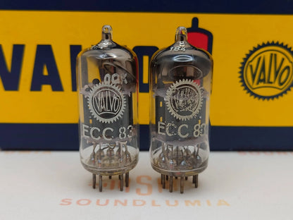 Valvo ECC83 12AX7 Short Plates Angled Getter