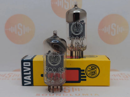 Valvo ECC83 12AX7 Short Plates Angled Getter