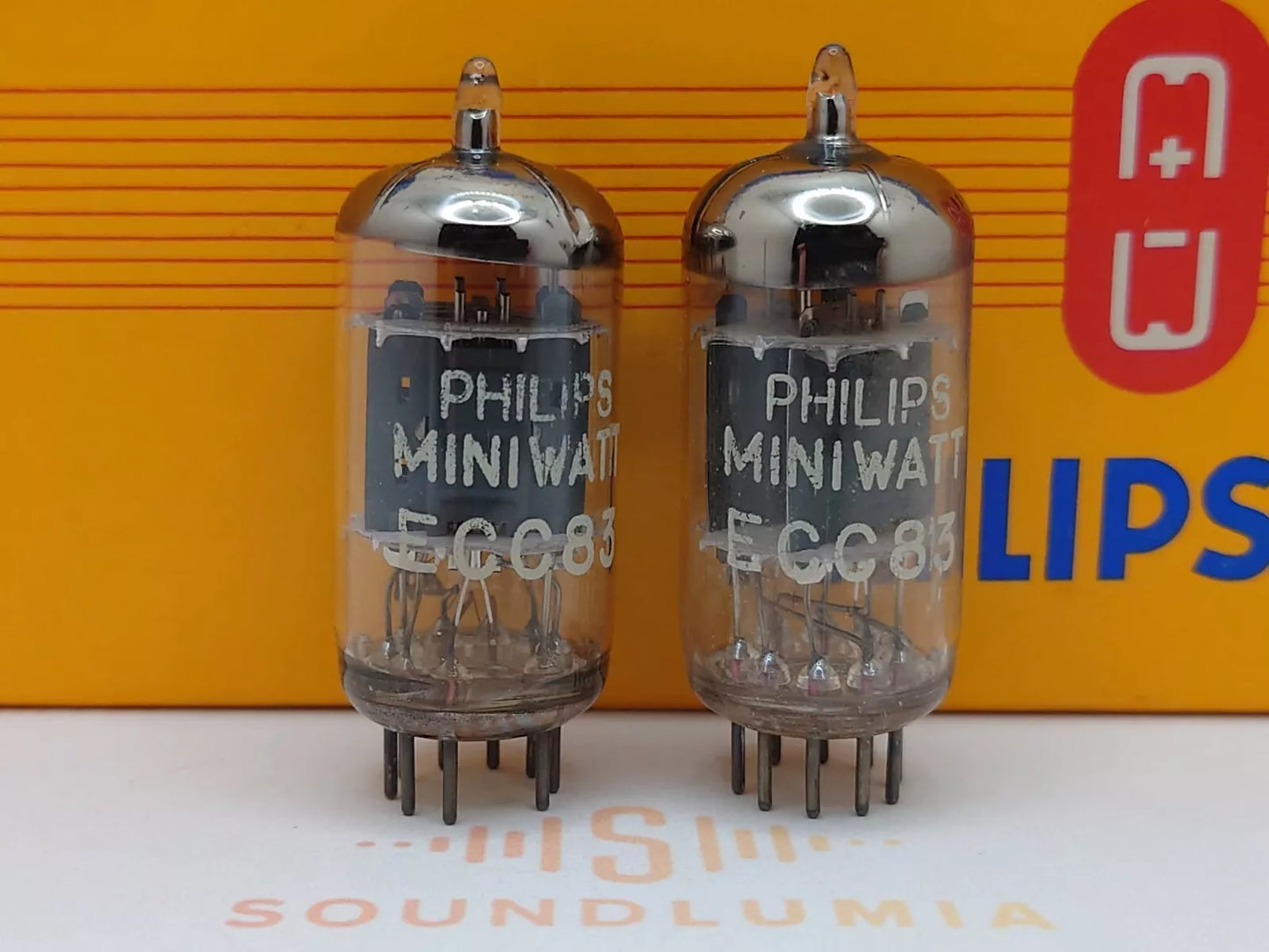 Philips ECC83 12AX7 Short Plates O-getter - Heerlen