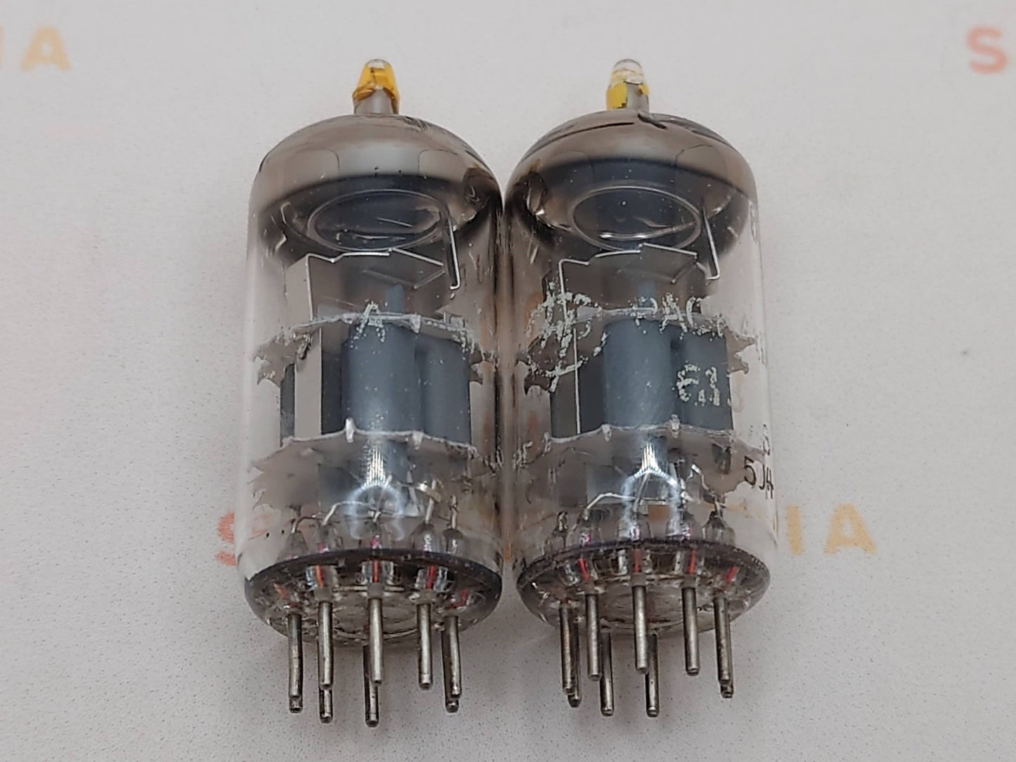 2x Amperex ECC88 6DJ6 O-Getter - HP Select - Heerlen 1965 - NOS