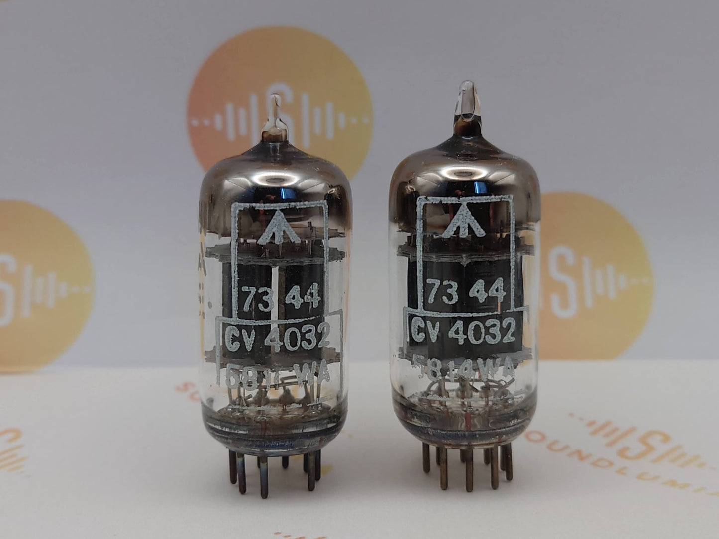 2x GE CV4032 5814WA Schwarze Platten O-getter - Gleicher Code - Hergestellt in USA - Stark