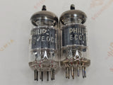 Philips ECC82 12AU7 Piastre corte Getter a disco incavato - Heerlen