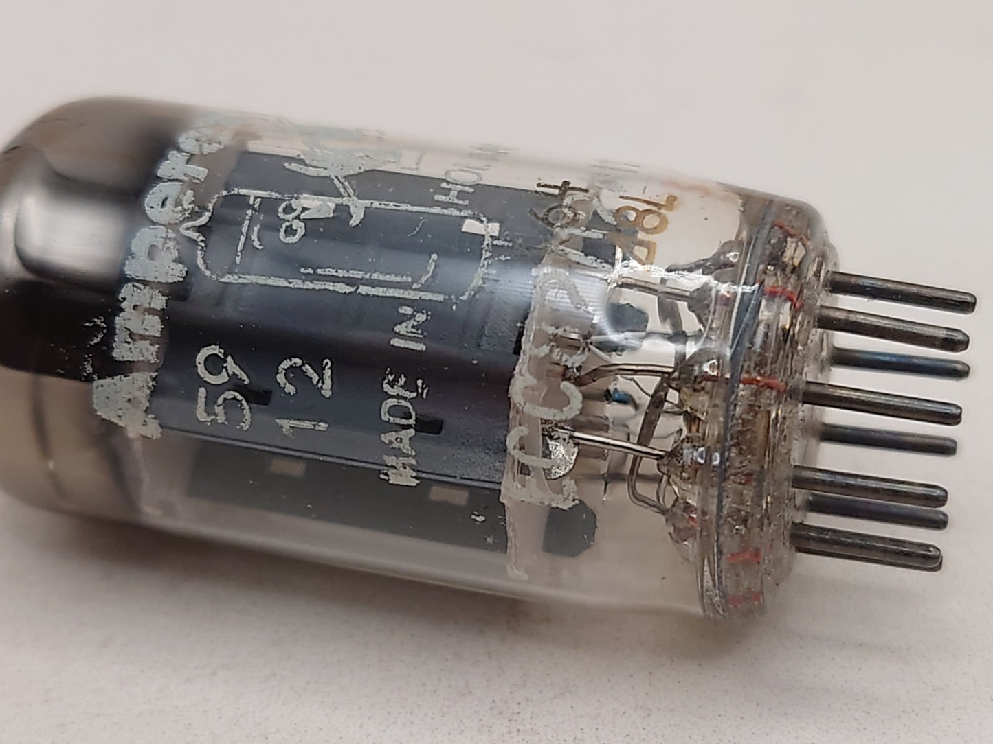 Philips ECC82 12AU7 Long Plates D-foil getter