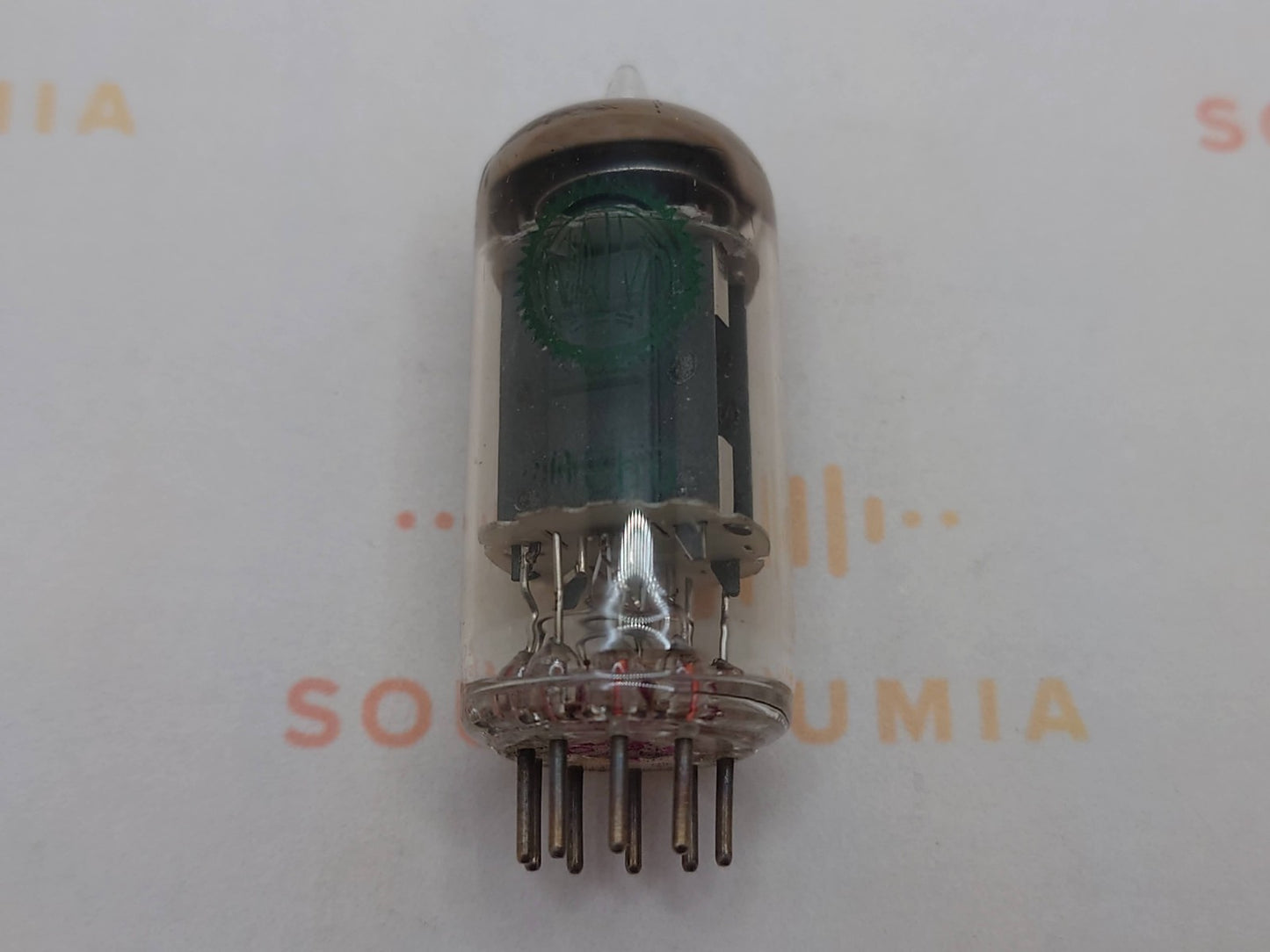 1x Philips 6211 = ECC801S - Grünes Valvo Etikett - Eindhoven '59 - Stark