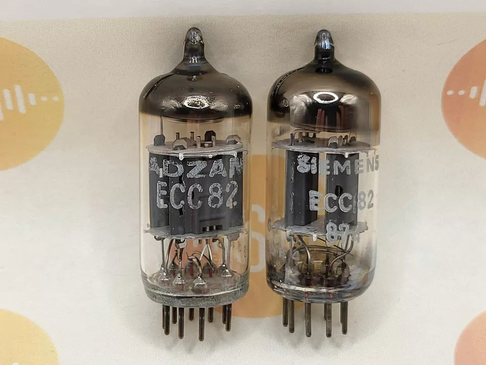 Mullard ECC82 12AU7 vacuum tube with O-Getter and Short Plates, image 14
